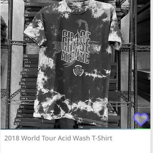 Chase Atlantic 2018 Tour acid wash T shirt